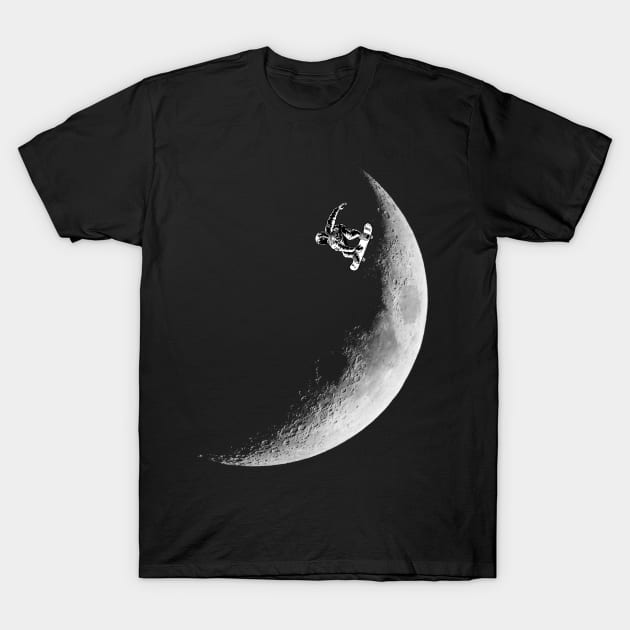 Moon boarder T-Shirt by barmalisiRTB